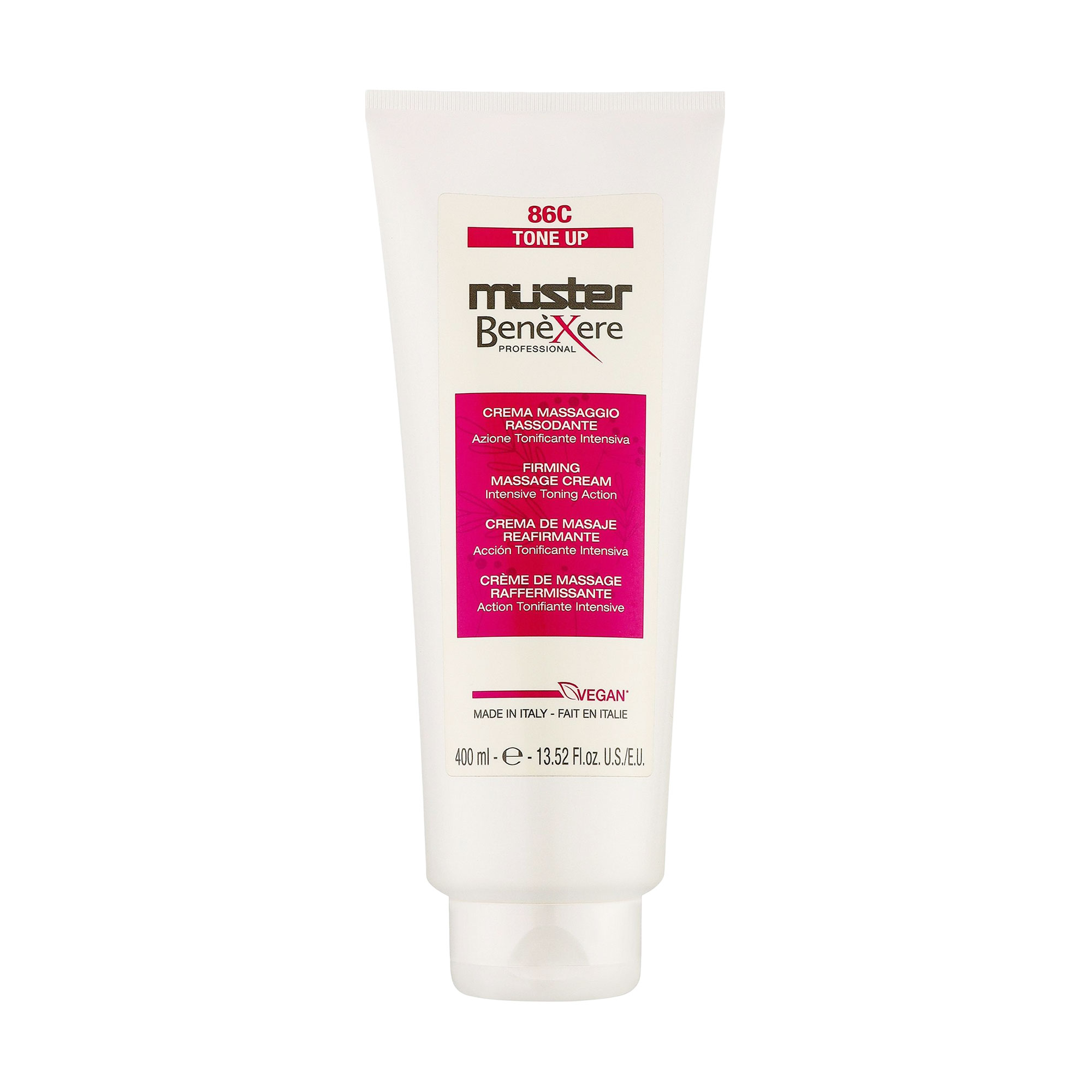 Зміцнювальний крем для тіла Muster Benexere Professional Tone Up 86C, 400 мл